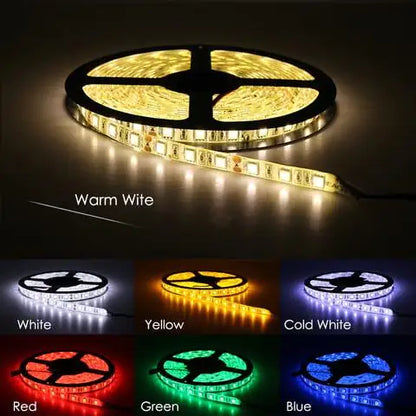 LED Light Strips with 60 Waterproof Epoxy Beads